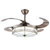 42'' Ceiling Fan with Light 36W Retractable LED Fan Lamp with Remote Control