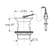 GROHE Pop-Up Waste Set Chrome 28940000