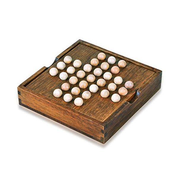 origin Peg Solitaire, Wooden Board Puzzle, Single Play, Wooden Toys, Educational Toys, Classic Puzzle, Board Game, Educational Toy, Killing Time, For Adults and Children, Inspiration, Thinking and