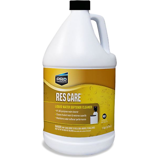 Res Care Liquid Water Softener Cleaner – Cleans Fouled Resin – Restores Softener