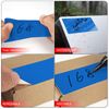 Meitaat Blue Rectangle Stickers 100 x 50 MM Color Coding Rectangular Labels Vinyl Roll Self-Adhesive Waterproof Removable 500 PCS
