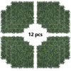 12PCS Artificial Grass Garden Privacy Screen Garden Home Backdrop Wall Decor