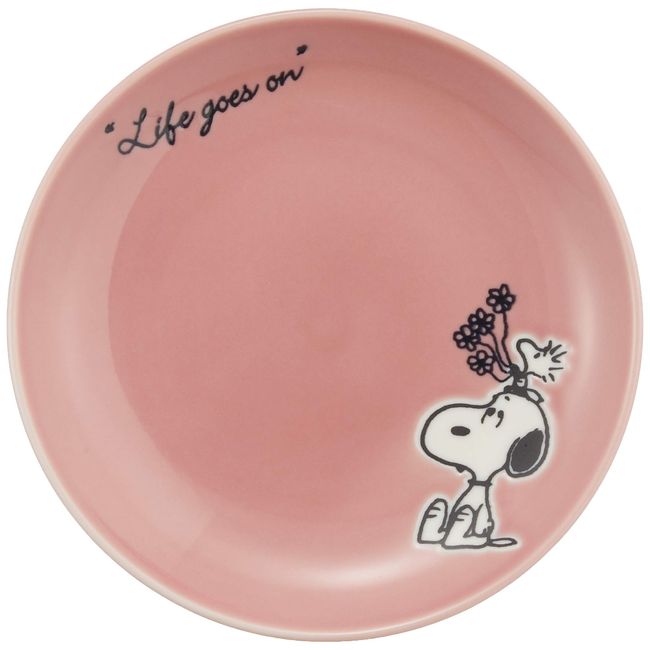 Peanuts SN611-255 Season Plate, 5.5 inches (14 cm), Red