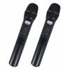 EMB Professional EBM10W AB Dual VHF Wireless Handheld Microphone System Mic Set