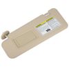 ECCPP Beige Car Sun Visor Left Driver Side Windshield Visor fit for Highlander 2008-2013 with Sunroof