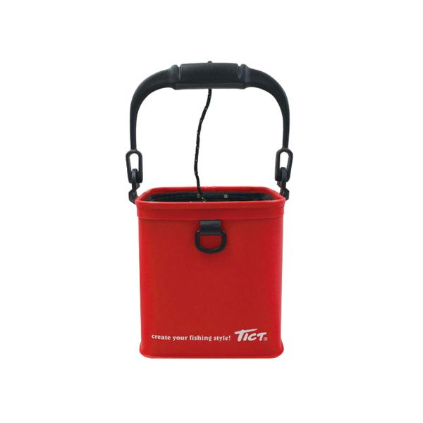 texikuto konpakutoraibubaketu 2 moneymaking Water Bucket (Red/konpakutoraibubaketu 2)