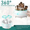 Rotating Makeup Brush Holder 360° for Brushes Nail Polish Vanity Organizer