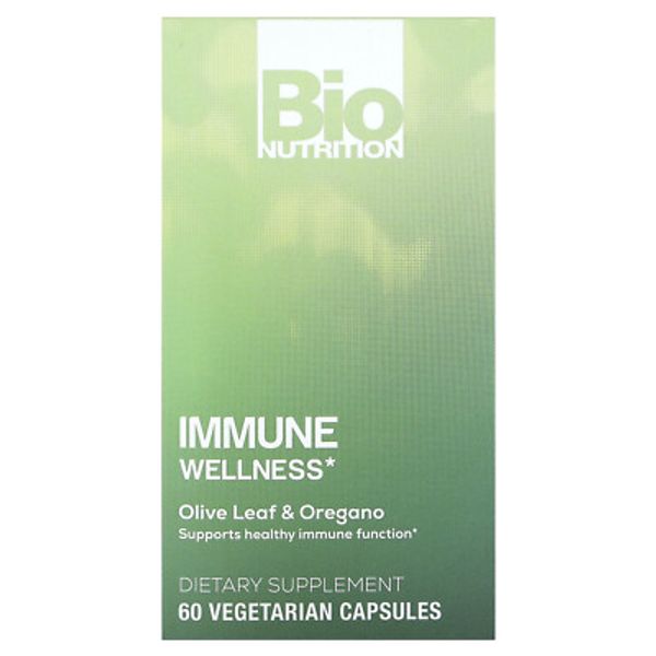 Immune Wellness, Olive Leaf & Oregano, 60 Vegetarian Capsules