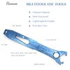 Hamans Titanium EDC Pliver Multi Tool Bottle Opener Compact Size EDC Multitool Clover Wrench Driver