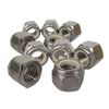 5 x Nylon Insert 3/8'' Steel Imperial UNF Locking Nuts,