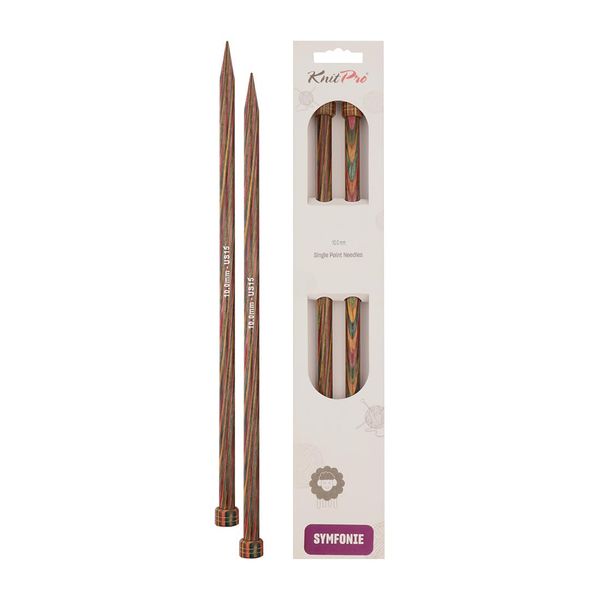 KnitPro Symfonie Single Pointed Needles 12" (30cm) | 10.00mm