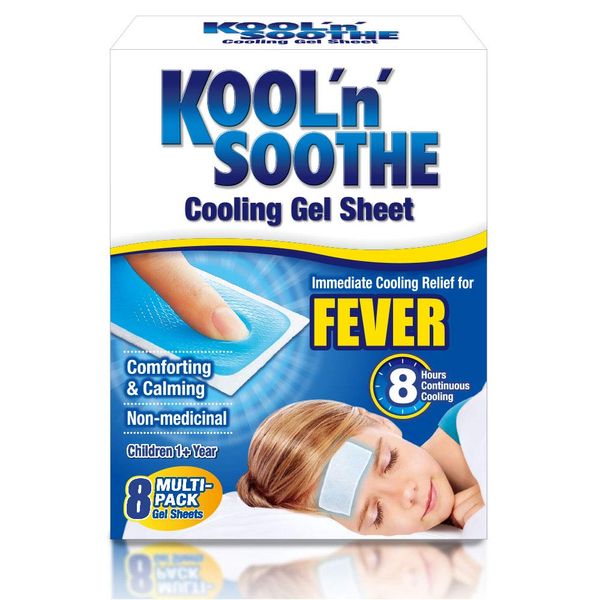 Kool 'N' Soothe Cooling Strip Sachets Kids Multipack 8