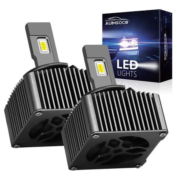 2PCS LED D5S Headlight Bulb White For Chevrolet Silverado+GMC Sierra Replace HID