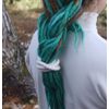 DreadLab - Bendable Spiral Dread Ties (40cm, White with White Thread)