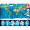 Educa Children's 1000 Neon World Map Puzzle