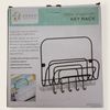 Order Home Wall Organizer Key Rack Letter Holder 5 Hooks Black Wire Wall Mount