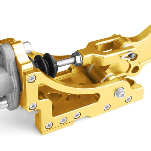 EZAUTO WRAP Gold Hydraulic Racing Hand E Brake Drift Rally Drifting Handbrake Aluminium Lever HB05