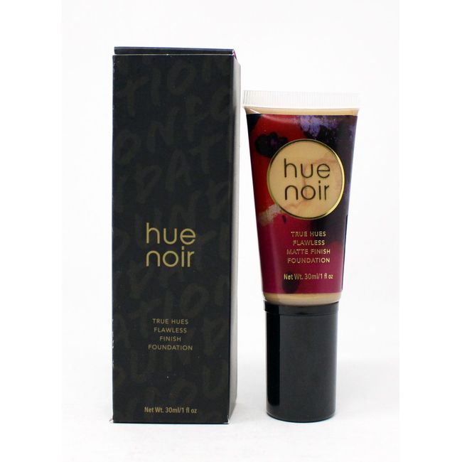 Hue Noir True Hues Flawless Finish Foundation 078 Cappuccino 1 Ounce