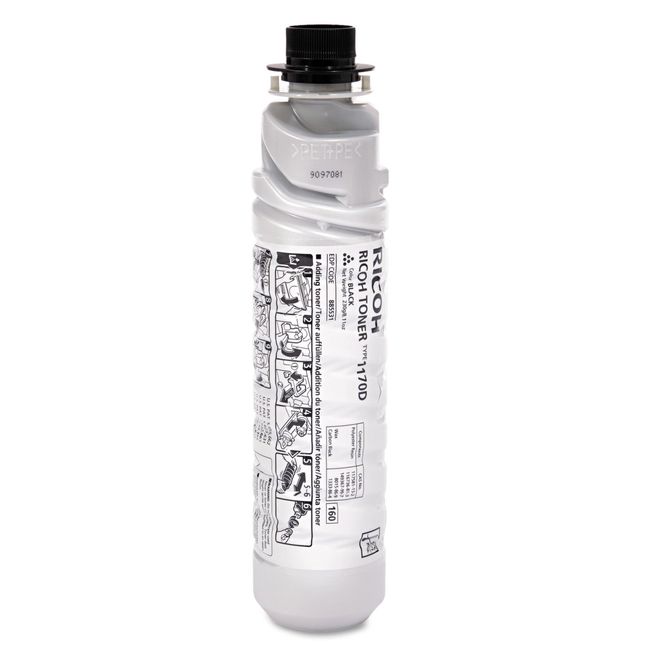 Ricoh 841718 (885531) Type 1170D/S15/LD015 Black Toner for Aficio 1515/1515f/1515mf, mp161/161f/161spf, mp171/ 171F/171SPF, mp201F/201SPF (7000 Yield)