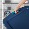 18 Gal Latch and Carry, Stackable Storage Bin with Latching Lid, Plastic Contain