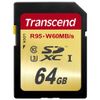 Transcend 64GB SDXC/SDHC USH-I U3 Memory Card