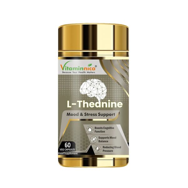 Vitaminnica L-Theanine - Cognitive Function, Mood Balance 60 Capsules