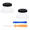 eXtremeRate Replacement Thumb Stick for PS5 Controller (Transparent Material), Analog Stick for PS4 Controller, Custom Joystick for PS4 All Model Controller, Controller Not Included