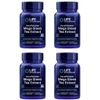 4 PACK Life Extension Decaffeinated Mega Green Tea Extract 100 Veg Capsules