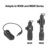 GLECTICAL M300 M600 Tactical Flashlight Torch Switch for 20MM Picatinny/Mlok/Keymod Rail Systems