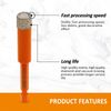 6pc Quick-fit Diamond Drilling Bits Granite Marble Stone 6/8/10/12/14mm Hole Saw