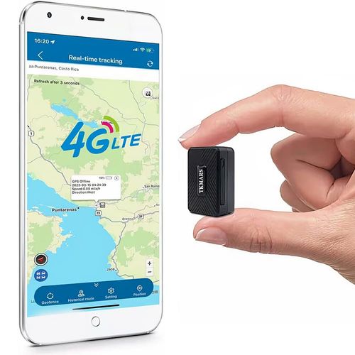 TKMARS 4G Mini GPS Tracker for Vehicles, No SIM Card Included, Real-Time Tracking, 60-Day Battery Life, Magnetic GPS Locator for Car, Motorcycle, Kids, Luggage, Anti-Theft