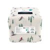 Mainstays 3-Piece Flannel Sheet Set, Ski pine trees, Twin Size NWT