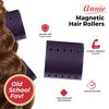 Annie Magnetic Roller 2 1/2In 6Ct Black