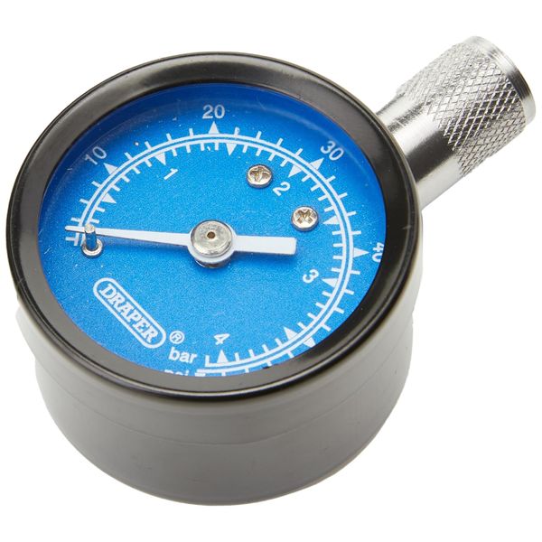 Draper 69923 Tyre Pressure Gauge, Packaging may vary, Blue