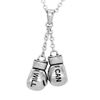 Stellia Boxing Gloves Necklace - I CAN I WILL