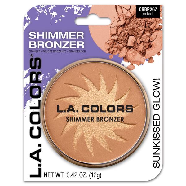 L.A. COLORS Shimmer Bronzer, 0.42 Ounce, Pack of 1