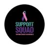 Support Squad Bewusstsein für Schilddrüsenkrebs PopSockets mit austauschbarem PopGrip