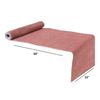 Chambray Ribbed Table Runner Clay 13 X 54 Brown Cotton