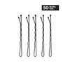 Brushworks Black Bobby Pins - 50 Pieces