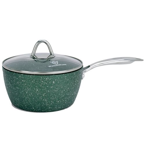 Emerald 2.5 Quart Sauce Pan with Lid, Ultra Nonstick Pot, Small Saucepan with Lid, NonToxic Ceramic Nonstick Saucepan, Small Sauce Pot, Cooking Pot, Dishwasher Safe Sauce Pan, Small Pots for Cooking