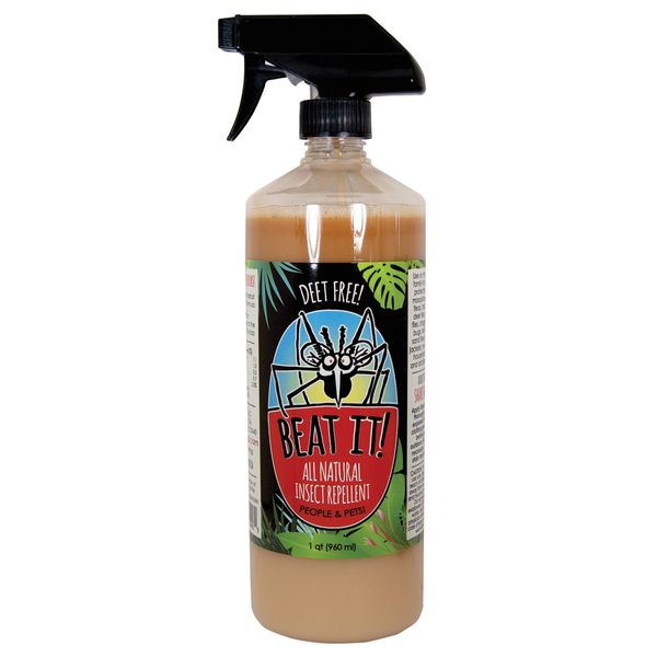 Beat IT! All Natural Deet-Free Insect Repellent (Quart)