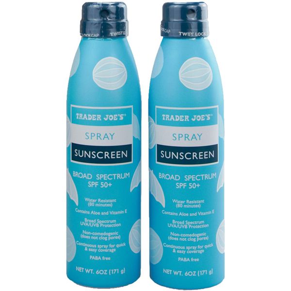 Trader Joe's Nourish Spray Sunscreen SPF 50+ Broad Spectrum (2-Pack)