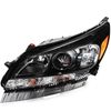 For 2013-2015 Chevy Chevrolet Malibu Black Projector Headlights Left Right Pair