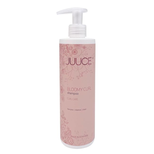 JUUCE Bloomy Curl Low-poo Shampoo, 450 ml - Für Curly Girl Methode - Ohne sulfate, silikone und Parabene - Reinigt und spendet feuchtigkeit - Ergebnis: definiert und verstärkt Locken