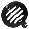 France Luxe Medium Yvette Ponytail Clip - Black