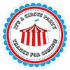 36 Circus Tent Party Stickers 2.5 inch