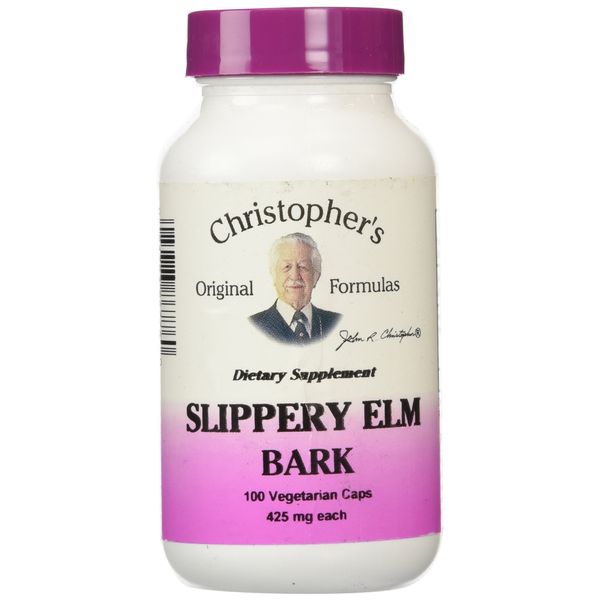 Dr Christopher's Formula Slippery Elm Bark, 100 Count
