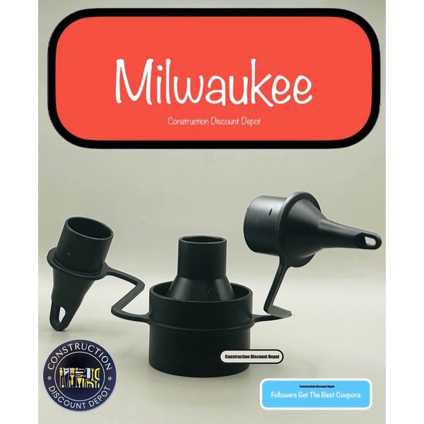 Milwaukee 45-80-0020 Replacement Tip Inflator / Deflator Valves for M18 Blower