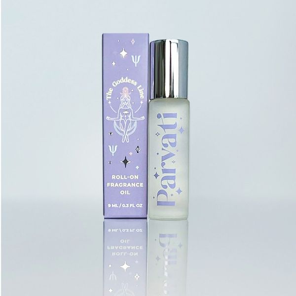 Parvati Roll On Fragrance by The Goddess Line - Vanilla & Sweet Almond 1/3 Oz