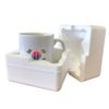 South Korea Barcode Style Flag - 10oz - Ceramic Mug for Coffee/Tea